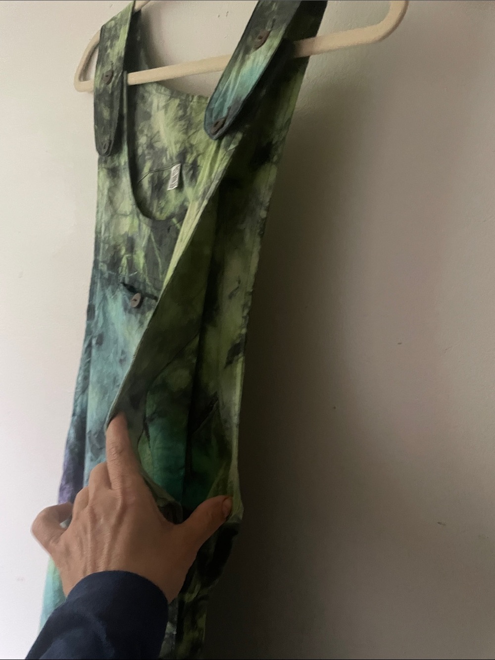 Gypsy Rose Green Tie-Dye dress- Gypsy Rose - Picture 6 of 8